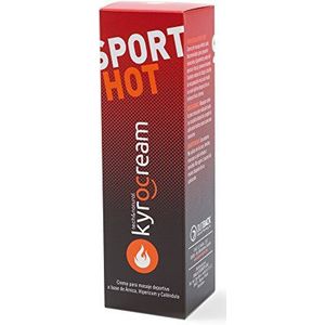 Kyrocream Hot Sport 120ml - Hot Cream - Heat Effect - Natuurlijke Ingrediënten: Arnica, Hypericum en Goudsbloem