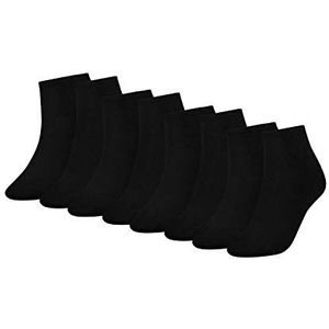 Tommy Hilfiger Dames Casual Short Sokken 8 Pack, zwart (200), 39-42 EU