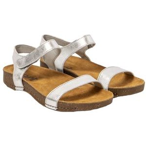ART 1119f I Breathe, damessandalen, metallic, zilver, 42 EU