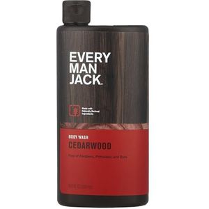 Elke man Jack Body Wash en douchegel cederhout, 16,9 oz