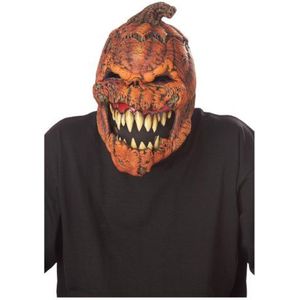Donkere oogst enge pompoen Ani-Motion Halloween masker accessoire volwassen