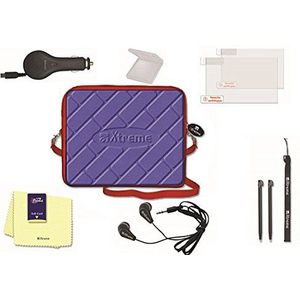 Xtreme 95481 Travel Kit 10 in 1 tas auto oplader met 2 USB-uitgangen, Nintendo NDS