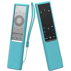 SIKAI CASE Beschermend Geval Verenigbaar met Samsung Afgelegen BN59-01311G / BN59-01311B, Shockproof/Anti-jeuk/Lichtgewicht/Wasbaar/Flexible Beschermer in Silicone Geval Hoes Huid (Lichtgevend Blauw)