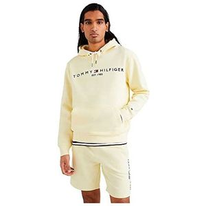 Tommy Hilfiger - Herenkleding - Heren Hoodies - Heren Tommy Hilfiger Heren Hoodie - Logo Hoody Sweater, Citroen Twist, S