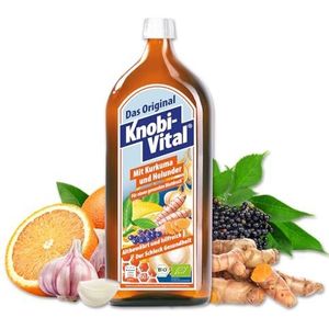 KnobiVital Kurkuma und Holunder Bio, 960 ml Oplossing