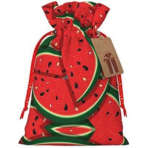 Rode Watermeloen Kerstmisgeschenkzakken, Grote Zakken van grootteKerstmis voor Geschenken Partijgunsten, Xmas Gift Zakken, Vakantie Tas