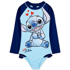 Disney Badpak voor meisjes, zwempak met lange mouwen en ritssluiting, cadeaus voor meisjes, 7-8 Jaar