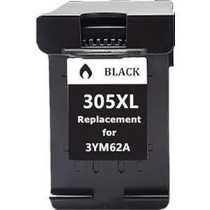 305XL compatibele inktcartridge for DeskJet 2710 2720 4110 4120 4130 ENVY 6010 6020 6030 6420 printer(1Pack BK)