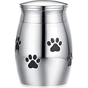 SASHUN XLIAN326 Aanpassen Rvs Crematie Urn Voor Huisdier Ashes Keepsake Miniatuur Begrafenis Begrafenis Urnen Voor Delen As Honden Katten Menselijk Huisdier Memorial
