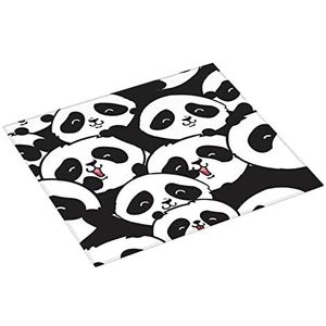 Afwasmat Hipster Panda Grappige Kawaii Rack Pads voor gootsteen omkeerbare gootsteenmatten duurzaam droogkussen, voor aanrecht, schotel keukengerei, 41 x 46 cm