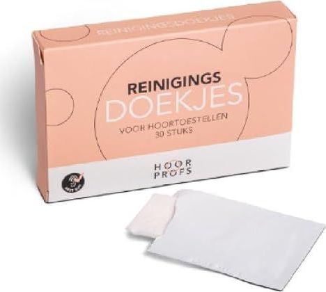 HoorProfs - Reinigingsdoekjes - 30 Stuks - Alcoholvrij