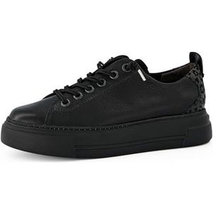Paul Green Lage sneakers voor dames, zwart, 36 EU