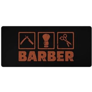 Kapper Tool Trucker Mode Bureau Muismat Antislip Gaming Muismat Accessoires Decor 40x90cm