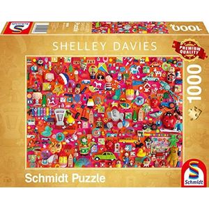 Schmidt Spiele 59699 Shelley Davies, vintage speelgoed, puzzel met 1000 stukjes