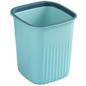 afvalbak Geen deksel vierkante vuilnisbak, for badkamer, keuken, kantoor-twee specificaties afvalmanden (maat: L smaragdgroen) keuken