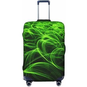 WSOIHFEC Groen gras Print Bagage Cover Elastische Wasbare Koffer Cover Anti-Kras Bagage Case Covers Reizen Koffer Protector Bagage Mouwen Voor 18-32 Inch Bagage