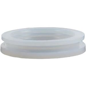 5-delige afdichtringenset van witte siliconen, 58 mm of 47 mm, voor vacuümbuizen, waterverwarmingstoestellen op zonne-energie, siliconen O-ring (58 mm)