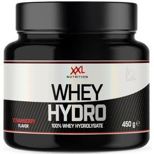 XXL Nutrition - Whey Hydro - Whey Hydrolisaat Eiwit, Proteïne Shake, Eiwitshake, Protein - Aardbei - 450 gram