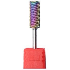 HQABCUTR Regenboog Carbide Platte Kop 3/32"" Nagel Elektrische Boormachine Manicure Pedicure Gereedschap Bit