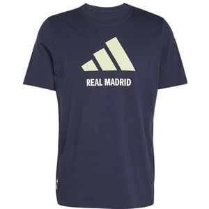 adidas Real Madrid Saison Graphic T-shirt voor heren, inkt/groen, M