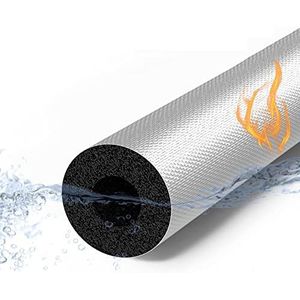 Pijpisolatieschuim, Schuim half-gespleten buis kan worden gebruikt om een ​​blootgestelde te bedekken, zelfklevende schuimbuis(50mmx30mmx95cm)