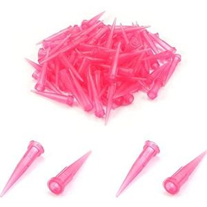 Utoolmart Industriële stompe tip taps toelopende dosering vult naald 20ga roze 100pcs
