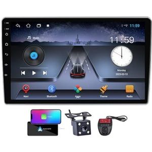 Android 13 QLED Autoradio voor Peugeot 307 2001-2008 - Ingebouwde DSP/Carplay/Android Auto - Camera + DVR - 9 inch 2 Din - Stuurbediening - FM AM RDS DAB Radio - BT 5.0(NF-1)