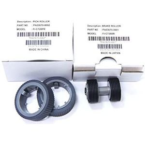 Printeraccessoires Compatibel met Pick Roller Rem Roller Pickup Roller PA03670-0001 PA03670-0002 Compatibel met Fujitsu fi-7160 fi-7260 fi-7180 fi-7280