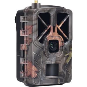 4G / LTE Jachtcamera Draadloos 30MP Trail- En Wildcamera Waterdicht Buiten Infrarood Nachtzicht Dieren In Het Wild Scouting Boerderij Nauwkeurige Opname Heldere Beelden