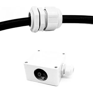 Kabelaansluiting van plastic nylon ABS elektrische projectdoos M12-M30 kabelwartels meerkleurig 10 stuks IP68 waterdicht(M25 L 15 Bk 10pcs)