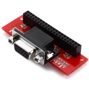 HaiMa Vga 66 Adapter Board met HDMI-poort voor Raspberry Pi - rood met zwart