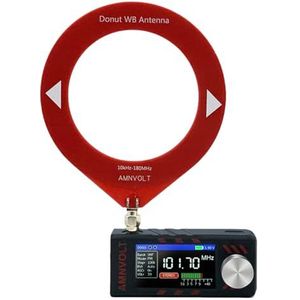 AZURAOKEY SI4732 Pocket Radio Ontvanger With LSB USB AM FM 0.5-108mhz - 1.9 inch IPS-scherm Mini Draagbare All Band Ontvanger Met Antenne