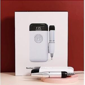 Elektrische nagelvijl, Elektrische nagellakmachine, draagbare 35000 RPM nagelboormachine, mini keramische polijstkop oplaadbare pen, nagelverwijderaar voor zowel natuurlijke als kunstnagels