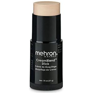 Mehron Make-up CreamBlend Stick | Gezichtsbeschildering, lichaamsbeschildering en foundation make-up | Lichaamsverf stift (Light 1)