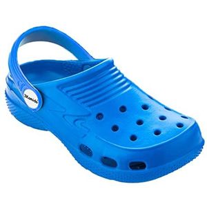 3Kamido Croco Kids mooie clogs kinderen tuinschoenen badslippers zandbak camping jongens en meisjes (blauw, 26/27)