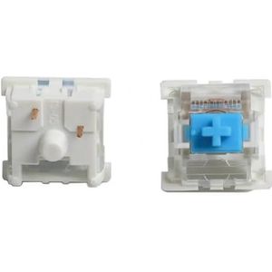 SXFSFEF SMD RGB 3-pins MX-schakelaar Bruin Blauw Rood Stil Wit Grijs OTM Voor GK61 GK64 MX Mechanisch toetsenbord Vervanging Halo Ture (Maat: 88 stuks, Kleur: Blauw)