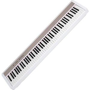 Professioneel Elektronische Piano Prestatieklasse Digitaal Elektronisch Piano-instrument Met 88 Toetsen, Zwaar Hamer, Dynamisch Toetsenbord (Color : White)