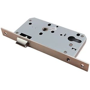 Lock vervangende onderdelen roestvrij staal stille enkele schuine tong branduitgang deur handvat slot body (maat : 72 mm, kleur: A_55 mm)