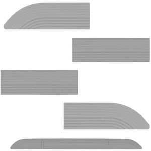 Antislip Zuigrobot - Drempelhellingen van TPE-materiaal - Oprijplaat - Grijs - 68,6 cm