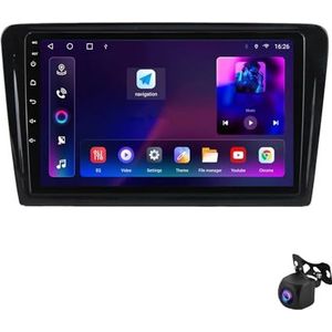 Android 12 Auto Bluetooth Radio 9 Inch Touch Screen Auto Radio Spelers voor Volkswagen Santana 2013-2017 met Navi GPS autoradio Ondersteunt 4G WiFi USB Stuurbediening Mirror Link RDS(XY6 8Core 4+64G)