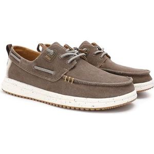 WALK IN PITAS | BYRON | Mocassins voor heren | Platte schoenen | Sneakers | Slipschoenen | Casual schoenen | Walkinpitas schoenen | Taupe 41