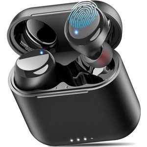 TOZO T6 Mini-draadloze bluetooth-hoofdtelefoon, draadloos, erogonomisch design, sport, 50 uur, IPX8, draadloze bluetooth-hoofdtelefoon, EQ, gepersonaliseerd door app