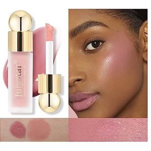 INTEROOKIE Monochrome Matte Liquid Blush - Gepigmenteerde, natuurlijke ogende en langdurige make-up voor de ogen (04#*7.5ML)