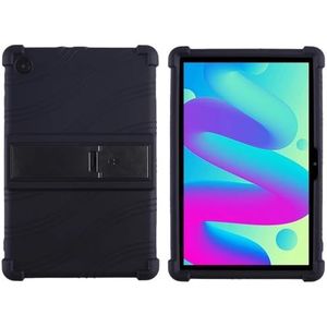 Compatibel Met TCL Tab 10 4G/Tab10 FHD 4G/Tab 10 HD 10L Soft Silicon schokbestendig Tablet Case Bescherm Shell(Color:Black,Size:For TCL Tab 10L)