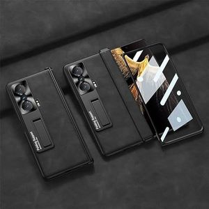 Flip Case Cover Compatibel met Huawei Honor Magic VS-hoesje Volledige behuizing, standaard, magnetische scharnierbescherming, ingebouwde schermbeschermer PU lederen standaardhoes Compatibel met Huawei