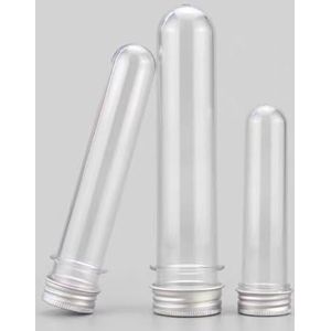 10pcs lab 30/40/70/100ml PET reageerbuisfles Transparante cilindrische plastic hervulbare fles (Size : 40ml)