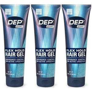 DEP Sport Endurance Hair Styling Gel 10 oz. 3 pack