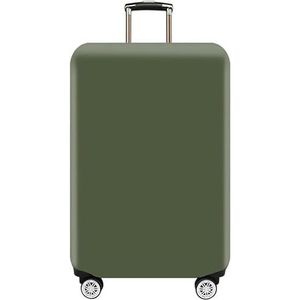 COYUN 1 stuk kofferhoes, elastische reiskofferbeschermhoes, kofferhoes, kofferbescherming, wasbare bagagehoes (56-61 cm, M, patroon - grijs vliegtuig
