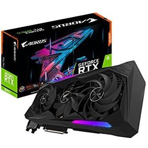Gigabyte AORUS GeForce RTX 3070 Ti Master 8G grafische kaart, MAX-bedekte koeling, 8 GB 256-bit GDDR6X, GV-N307TAORUS M-8GD videokaart