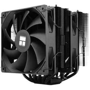 Thermalright Peerless Assassin 120 SE Black CPU-koeler, 6 heatpipes AGHP-technologie, twee 120 mm PWM-ventilatoren, 1550 omw/min snelheid, voor AM4/AM5 en Intel 1700/1851/115X/1200,